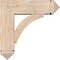 Ekena Millwork Thorton Arts and Crafts Smooth Bracket w/ Offset Brace, Douglas Fir, 7 1/2"W x 24"D x 24"H BKT0806X24X24THR03SDF - alternate 2